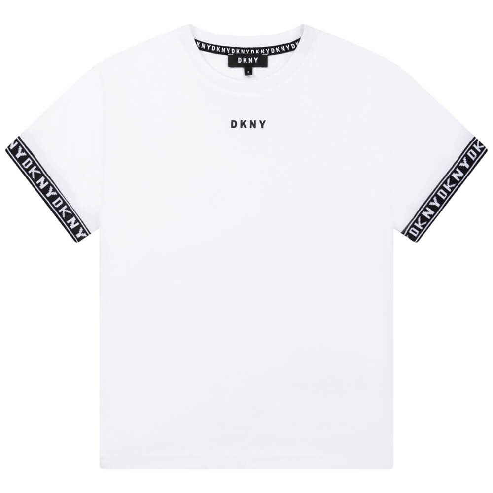 DKNY Boys, Short Sleeves T-Shirt, White