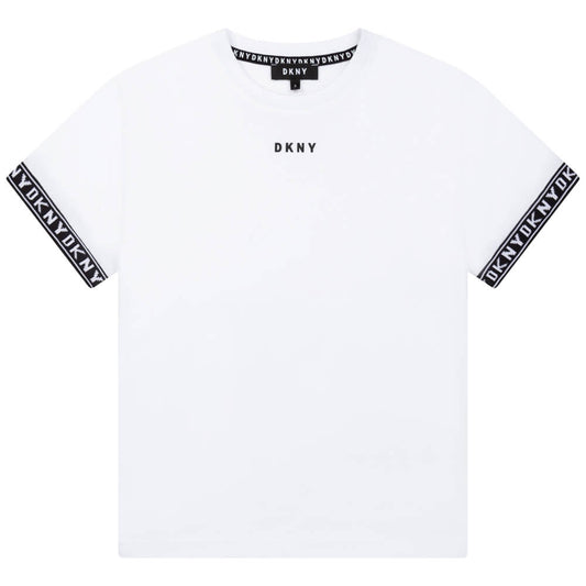 DKNY Boys, Short Sleeves T-Shirt, White