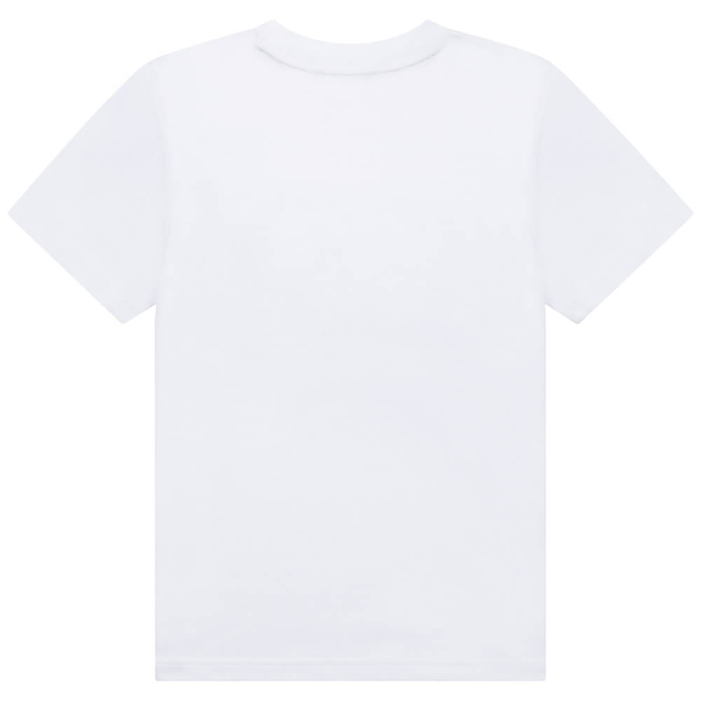 DKNY Boys, Short Sleeves T-Shirt With Logo, White