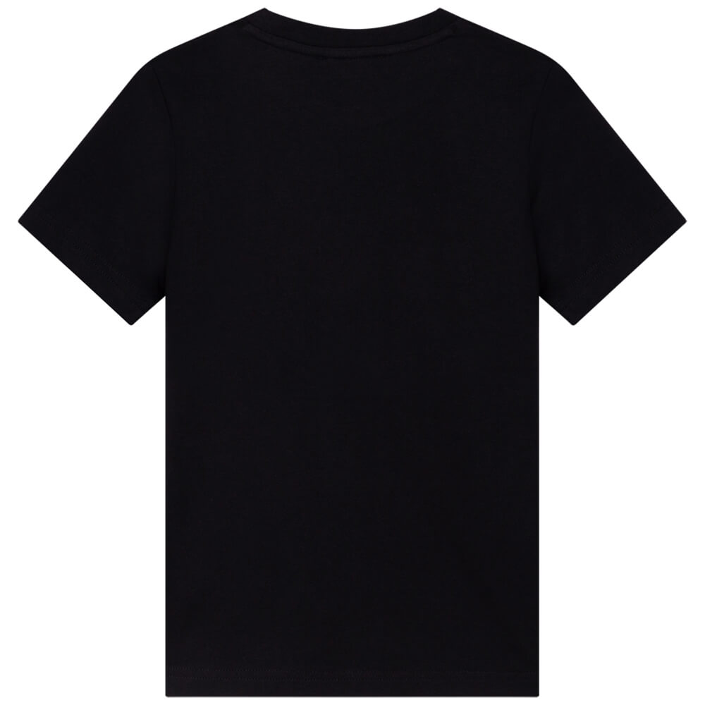 DKNY Boys, Short Sleeves T-Shirt With Multiple Logos, Black