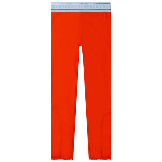 DKNY Girls, Leggings, Peach