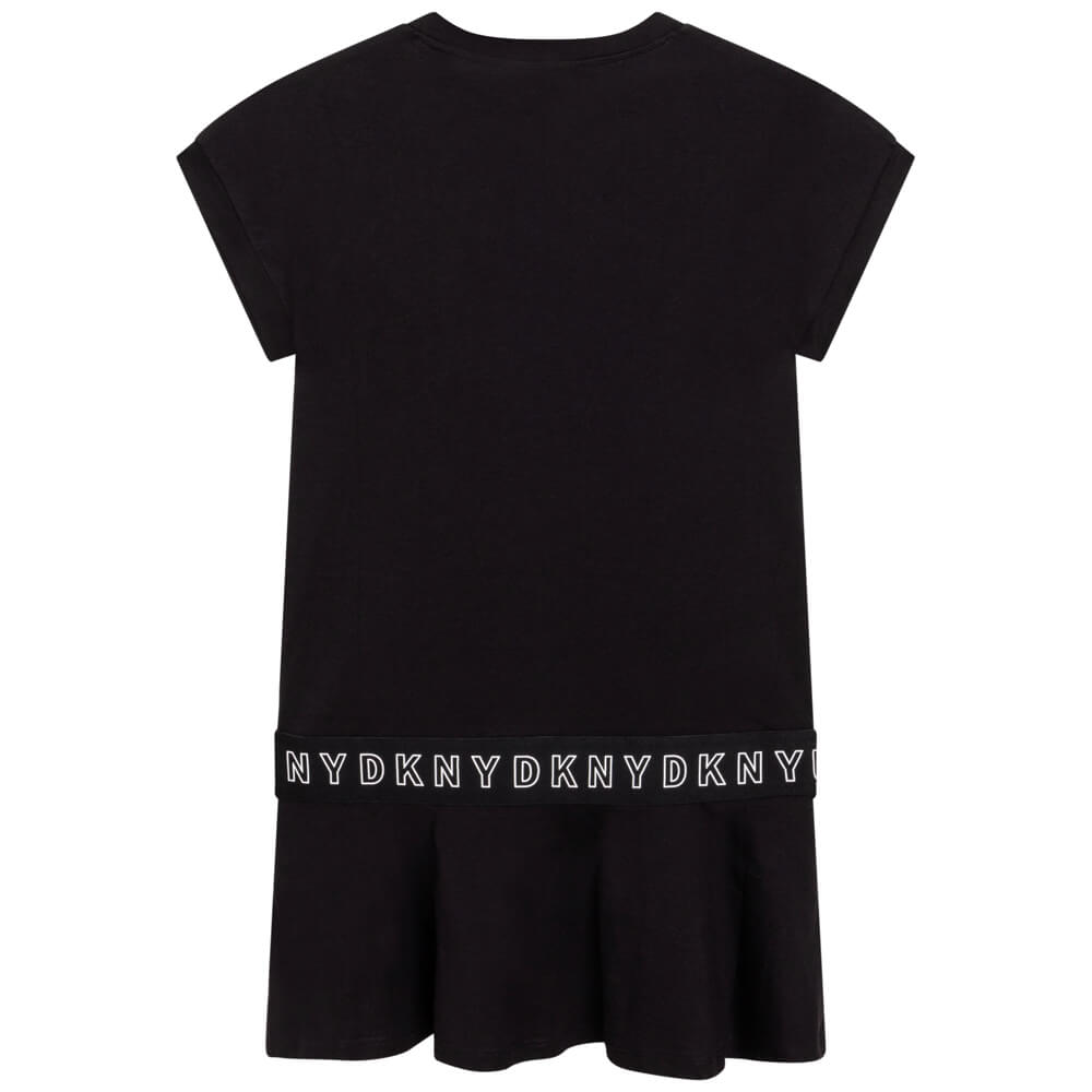 DKNY Girls, Sleeve Dress, Black
