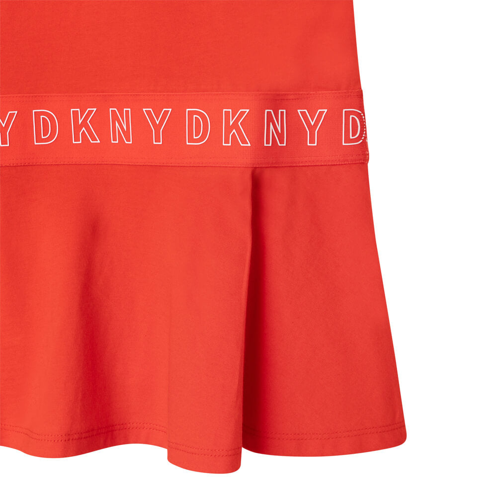 DKNY Girls, Sleeve Dress, Peach