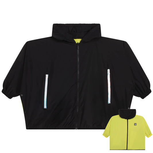 DKNY Kids, Girls, Reversible Windbreaker, White