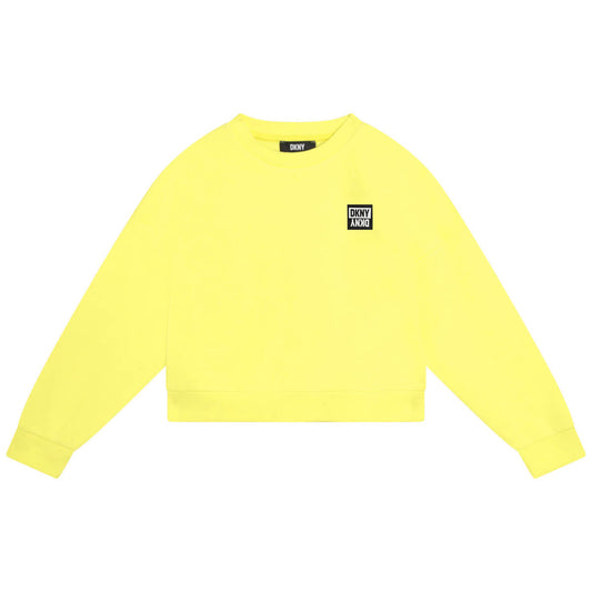 DKNY Kids, Girls, Sweatshirt, Yellow