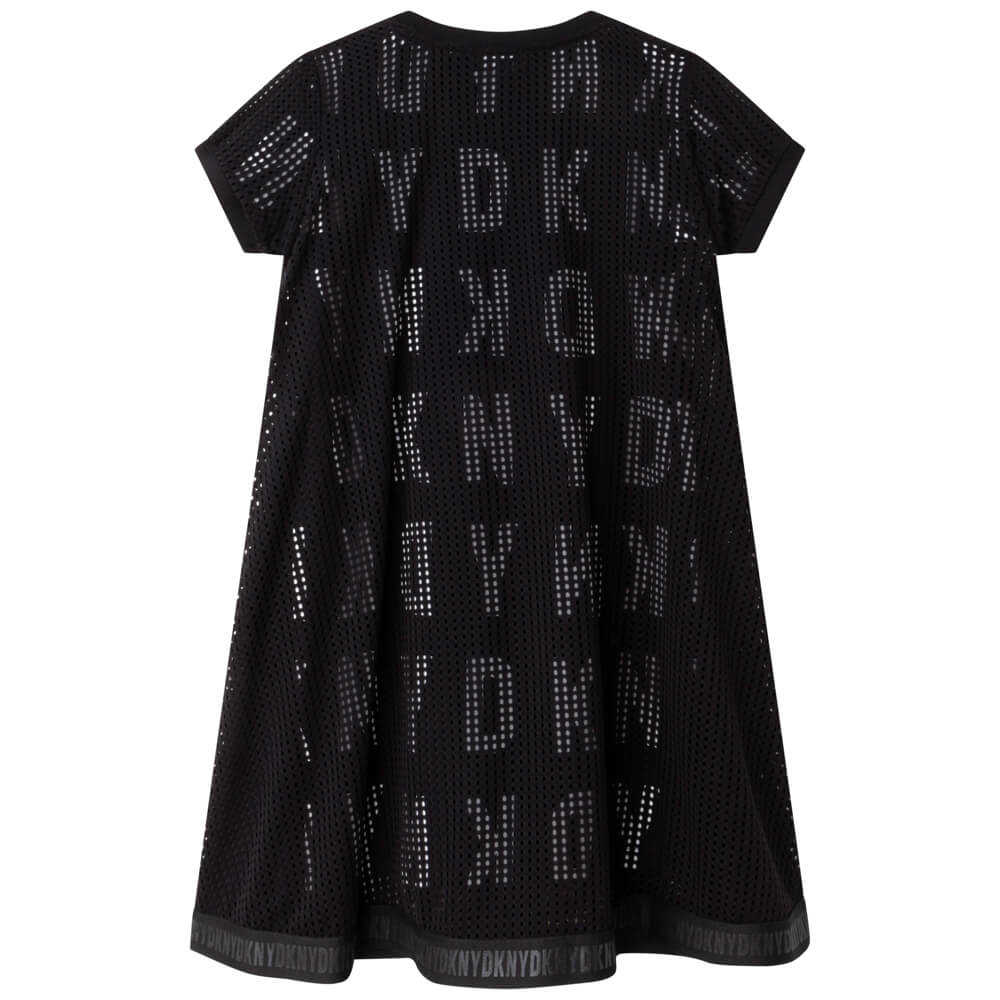 DKNY Kidswear, Girls Dress, Black & White