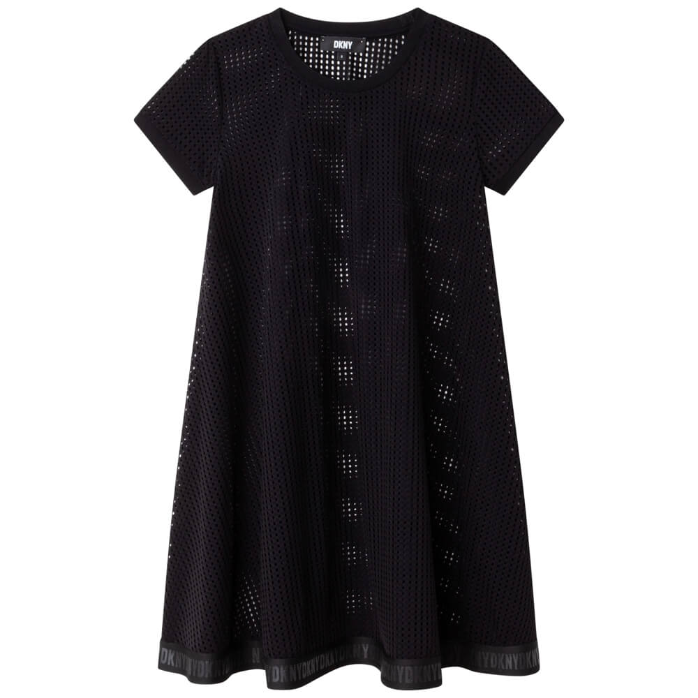 DKNY Kidswear, Girls Dress, Black & White