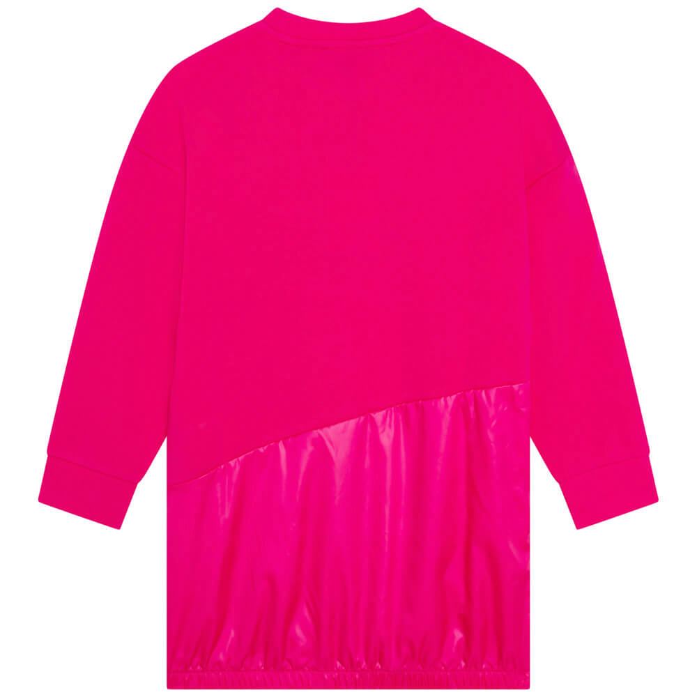 DKNY Kidswear, Girls Sleeve Dress, Pink