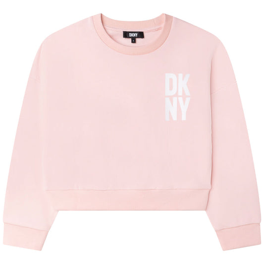 DKNY Kidswear, Girls Sweatshirt, Pink