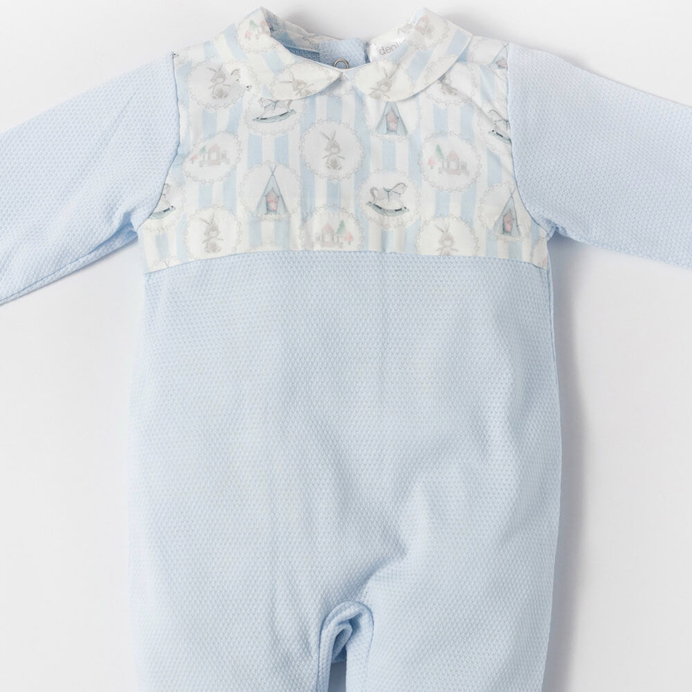 Deolinda Baby Boys Blue All in One Babysuit