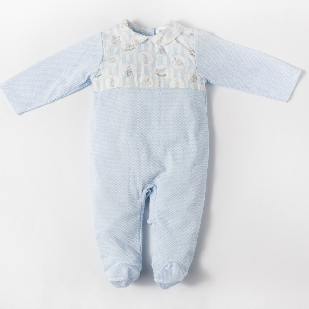 Deolinda Baby Boys Blue All in One Babysuit