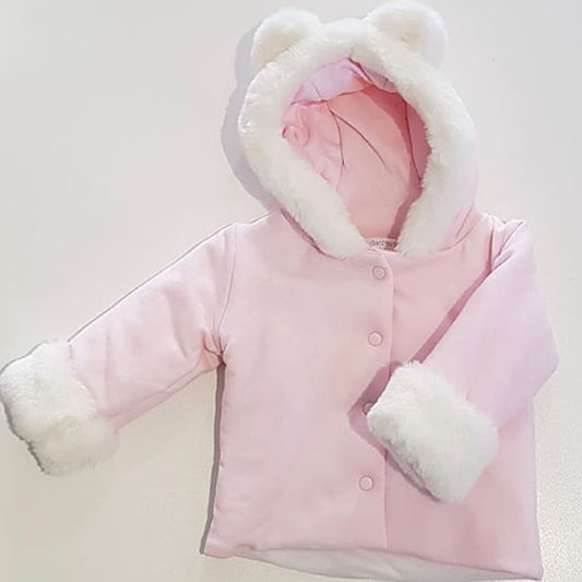 Deolinda Baby Girls Pink Wadded Jacket