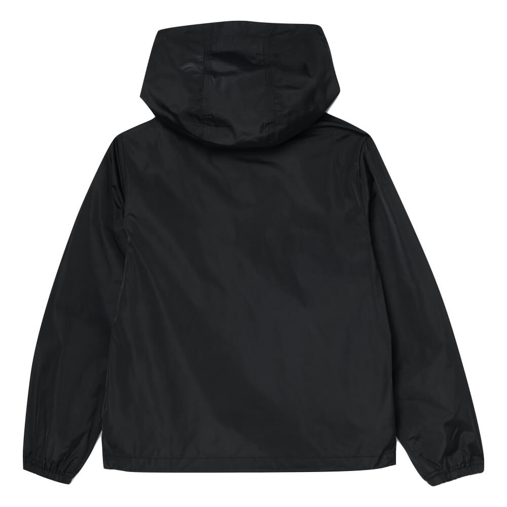 Diesel Boys Black Windbreaker Jacket With White Writing