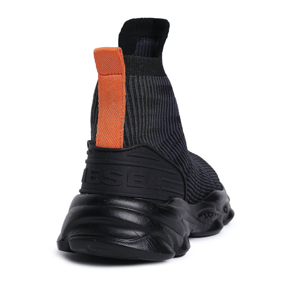 Diesel Boys Black Serendipity Trainers