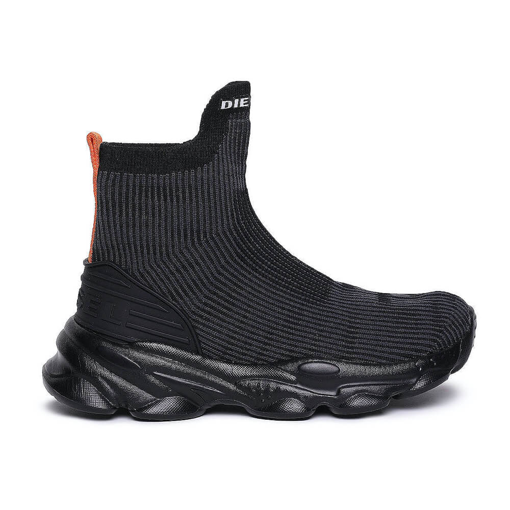 Diesel Boys Black Serendipity Trainers