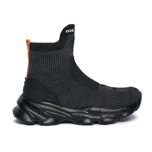 Diesel Boys Black Serendipity Trainers