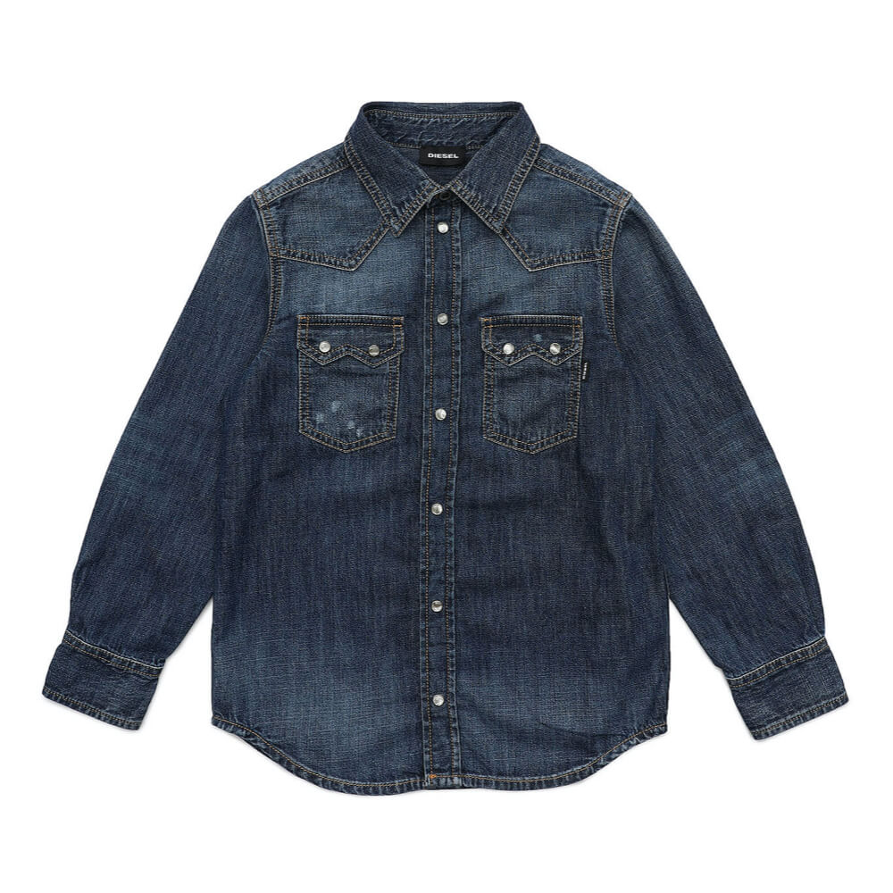 Diesel Boys Blue Cleo Shirts