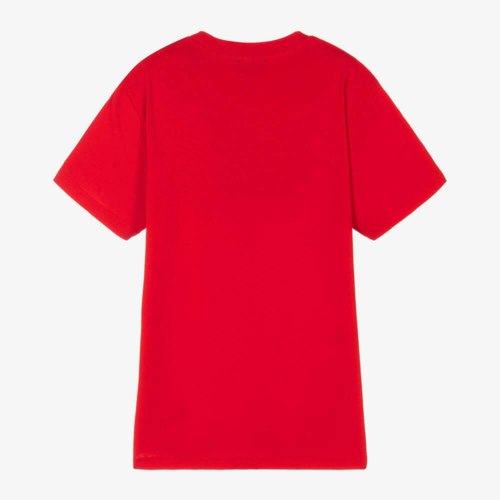 Diesel Boys Red Logo T-Shirt