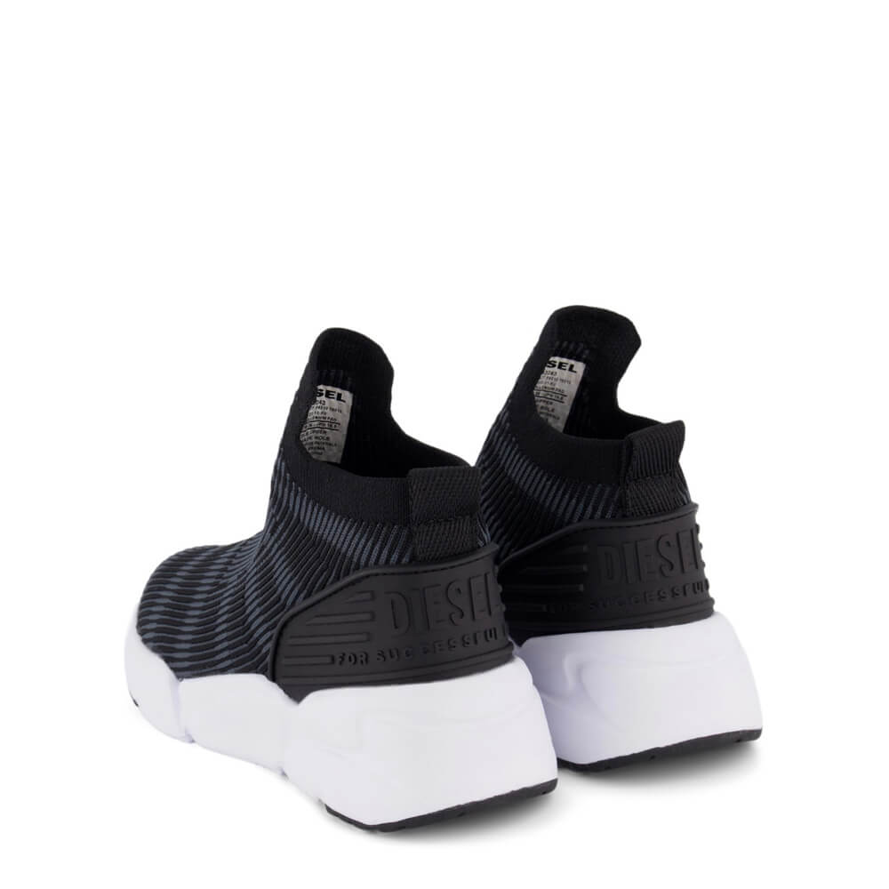 Diesel Boys Black & white S-Millenium Pad Trainers