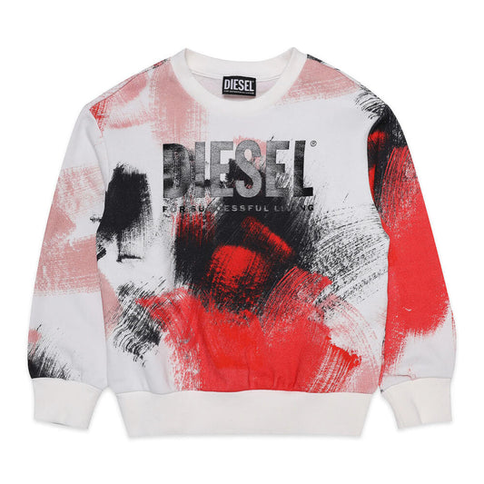 Diesel Boys Multi Screwrush Over Sweatshirt