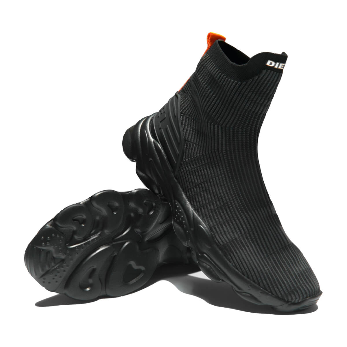 Diesel Boys Black Serendipity Trainers