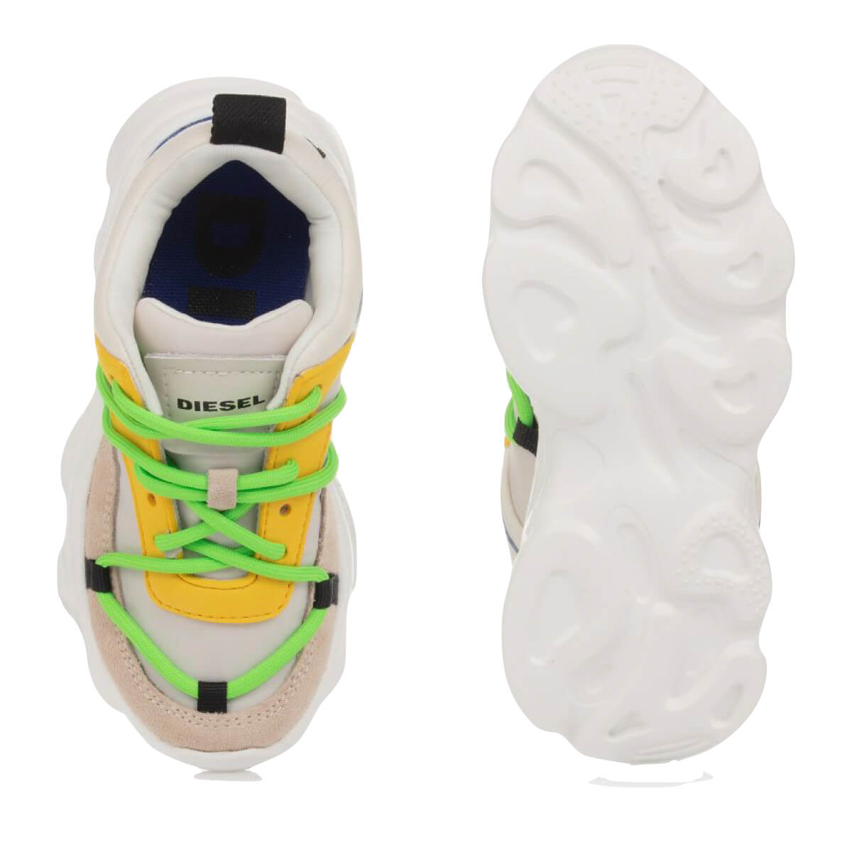 Diesel Boys White Serendipity Trainers