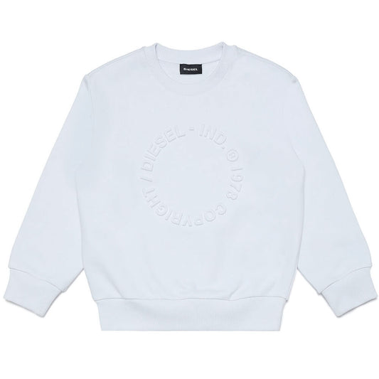 Diesel Boys White Sgirka70 Sweatshirt