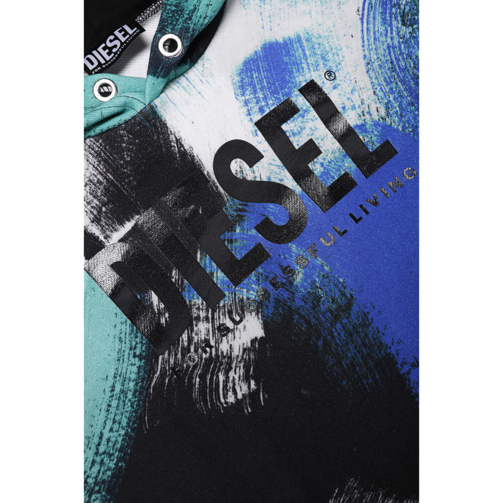 Diesel Boys Multi Shoodrush Over Sweatshirt