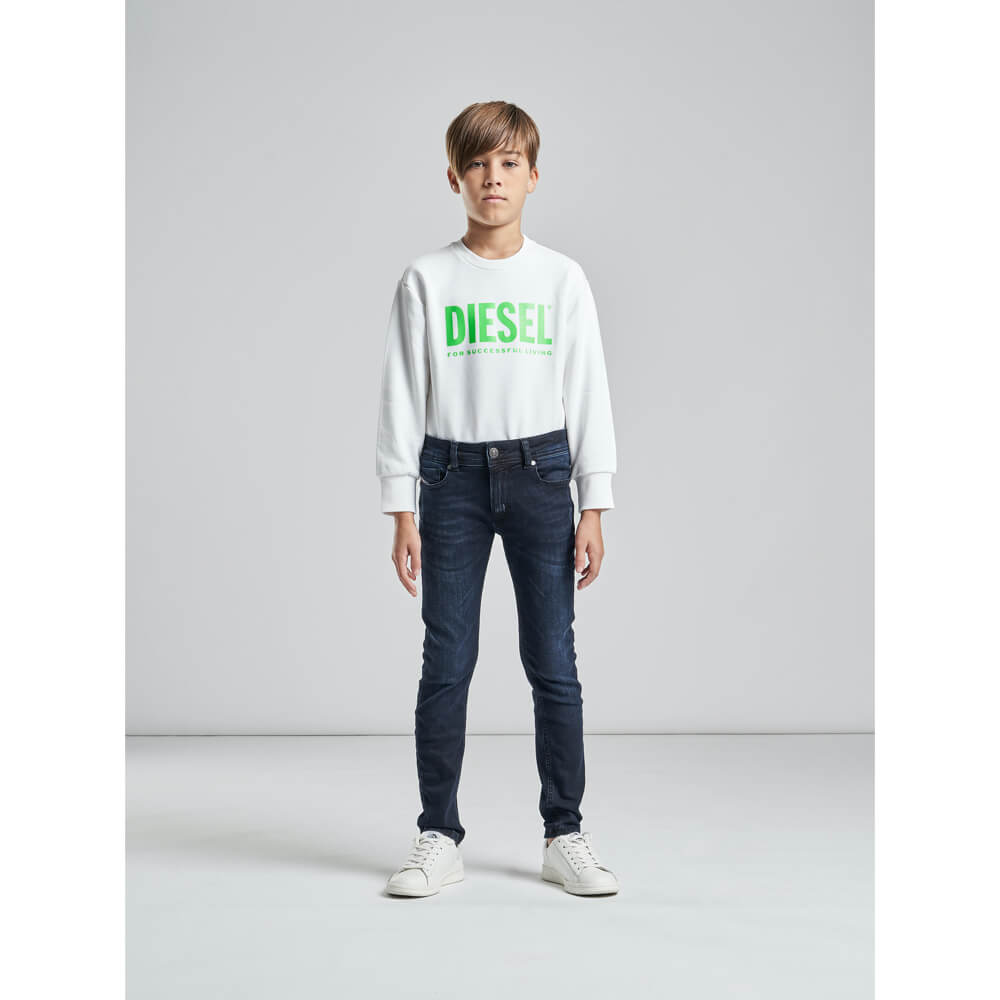 Diesel Boys Blue Denim Sleenker-J-N Jeans