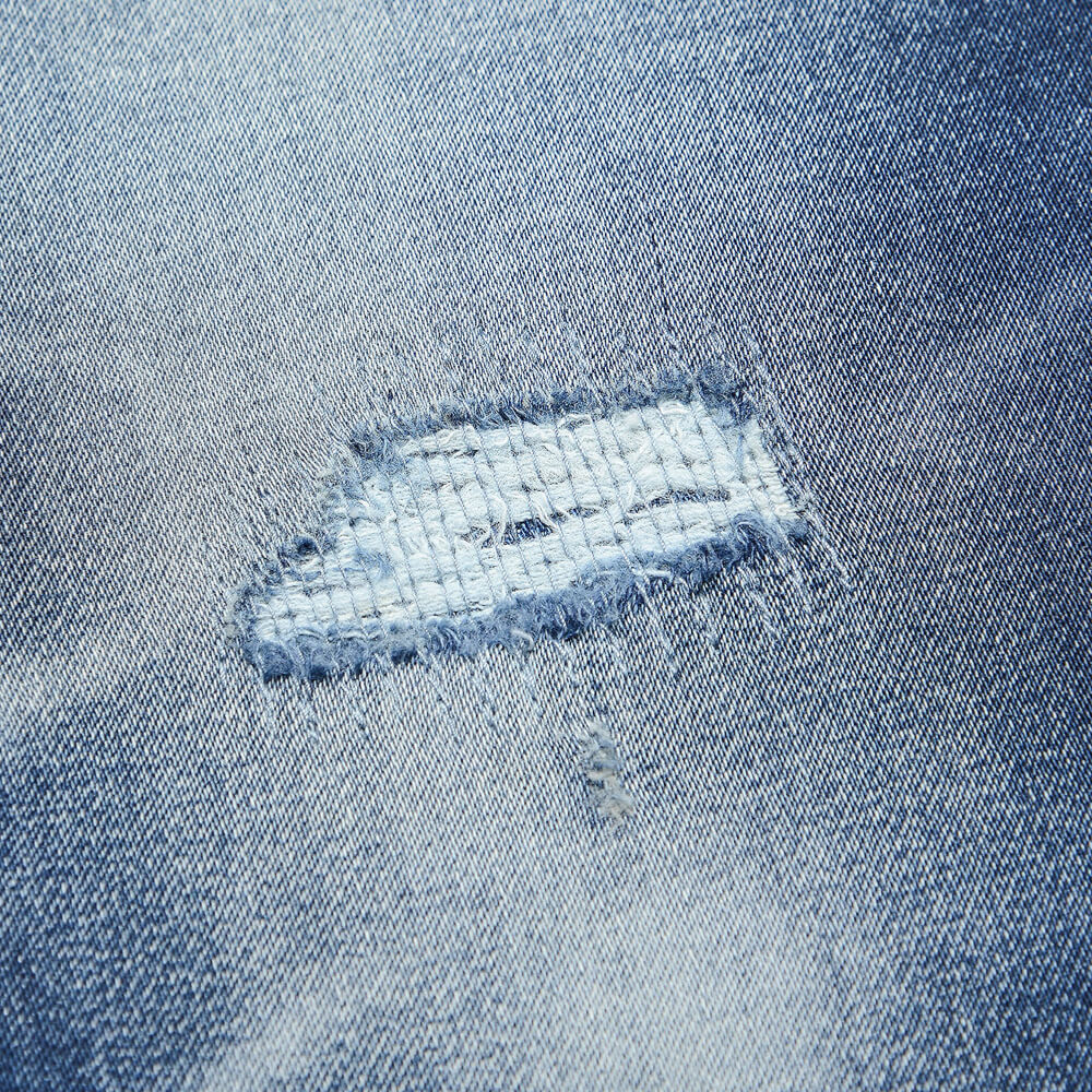 Diesel Boys Blue Sleenker Jeans With Patch