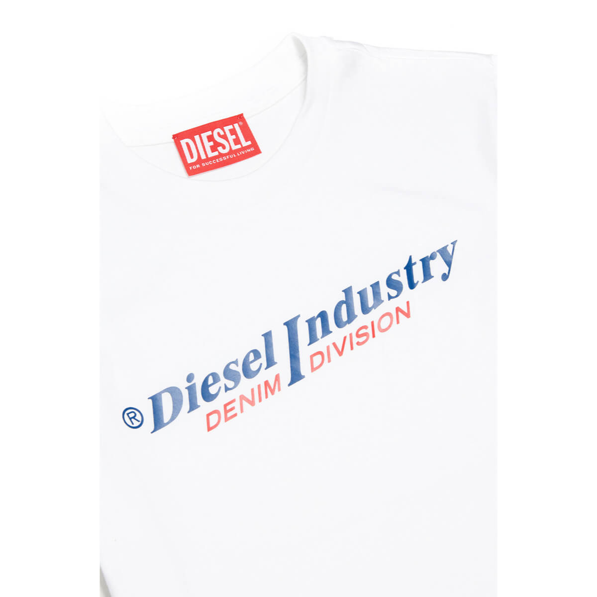 Diesel Boys White T-Shirt With Logo