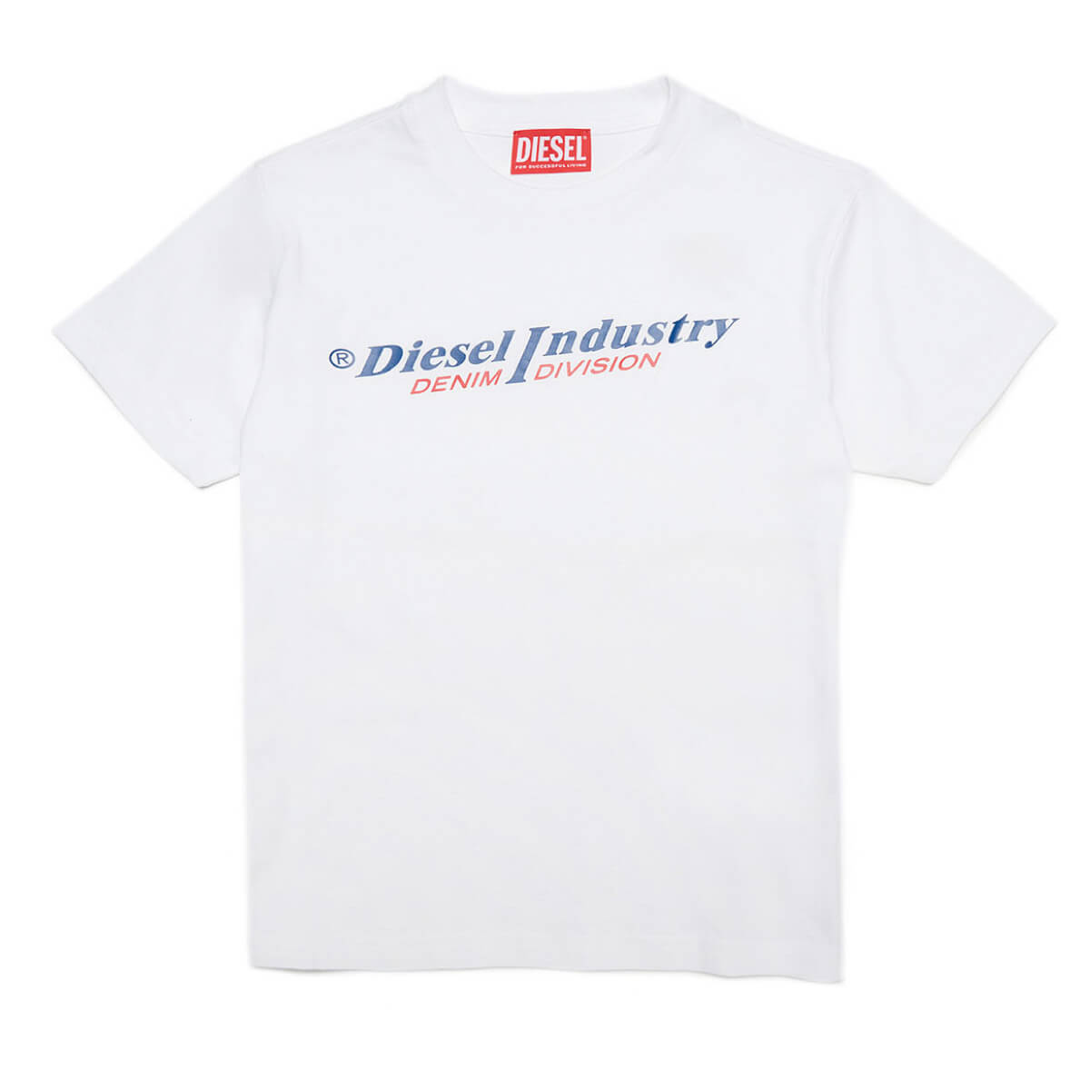 Diesel Boys White T-Shirt With Logo