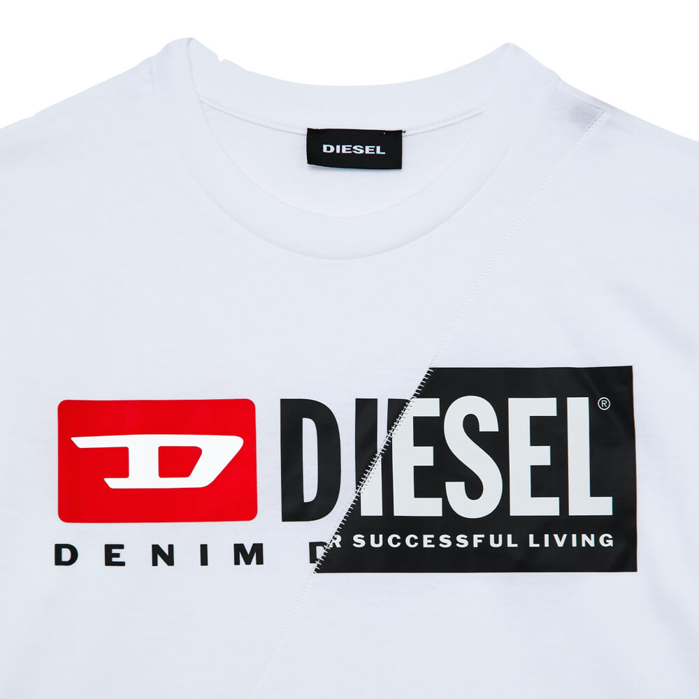 Diesel Boys White TDIEGOCUTY Ml T-Shirt