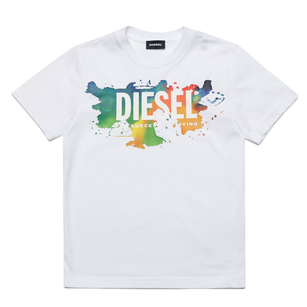 Diesel Boys White Tdosky T-Shirt