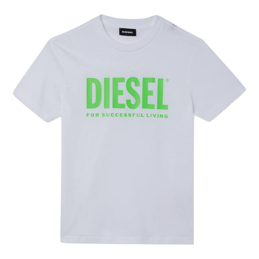 Diesel Boys Green Tjustlogo T-Shirt