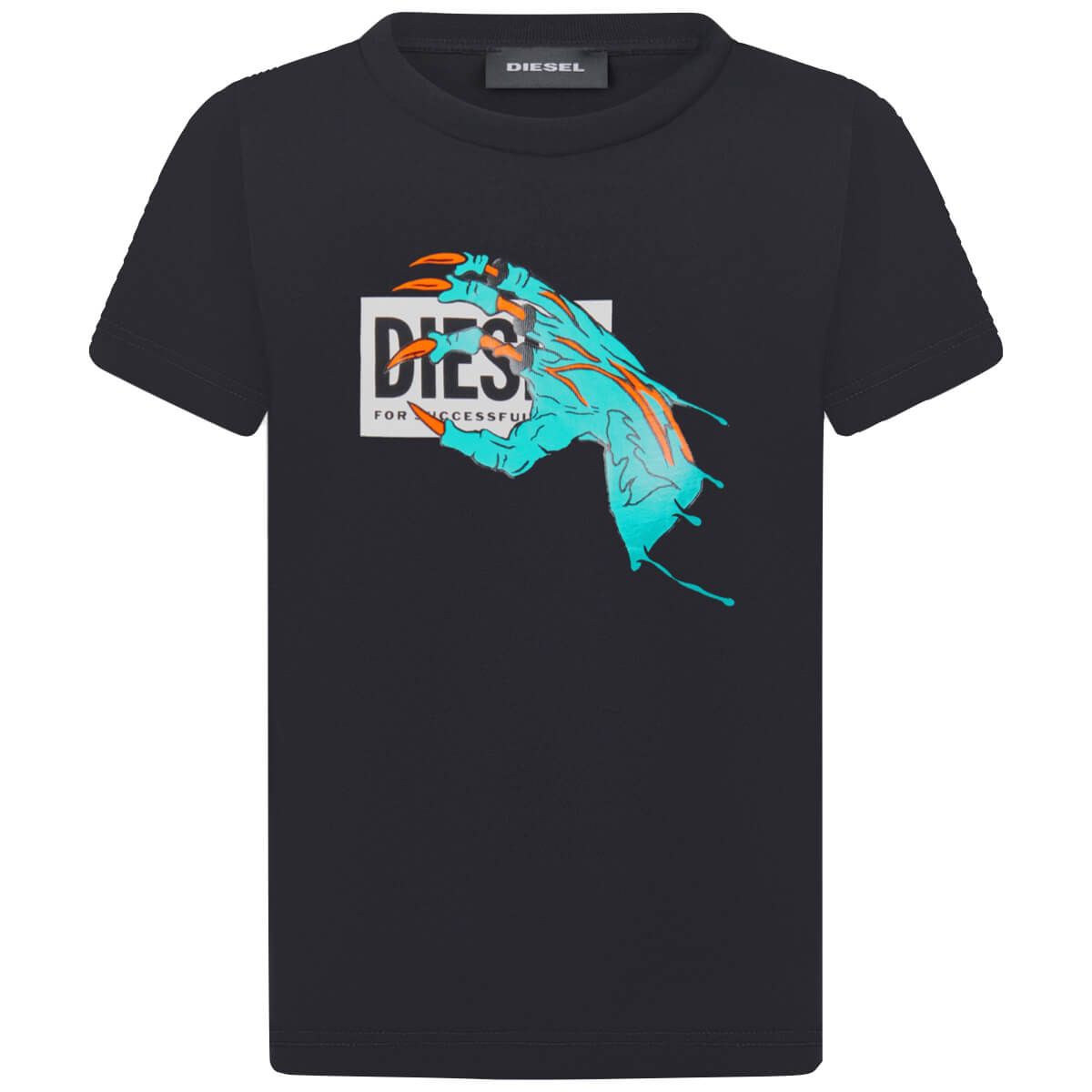 Diesel Boys Black Tjustmca1 T-Shirt
