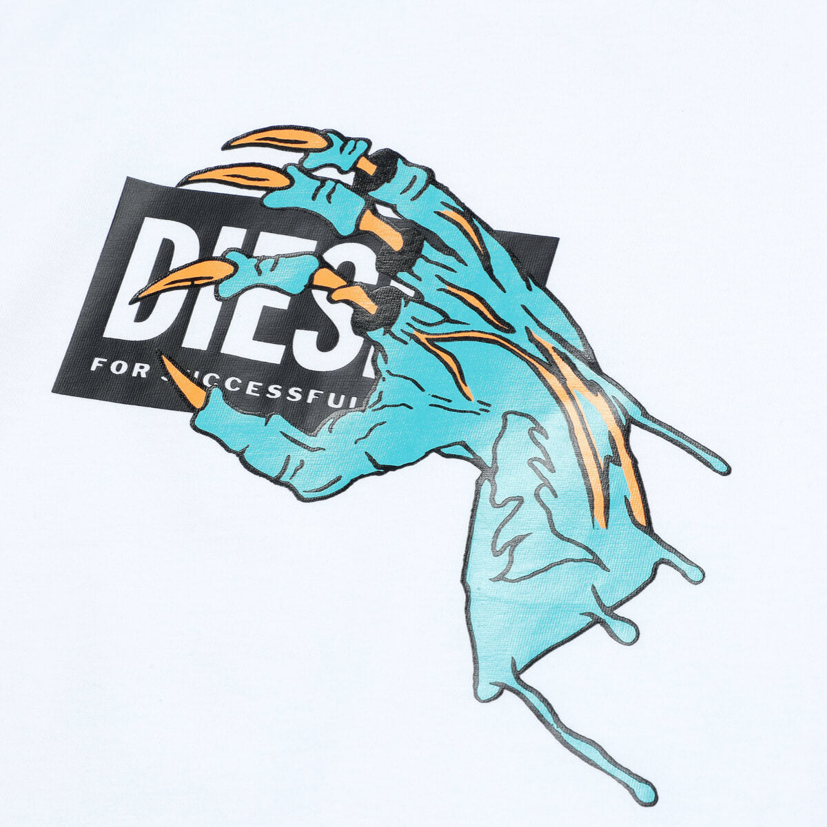 Diesel Boys White Tjustmca1 T-Shirt