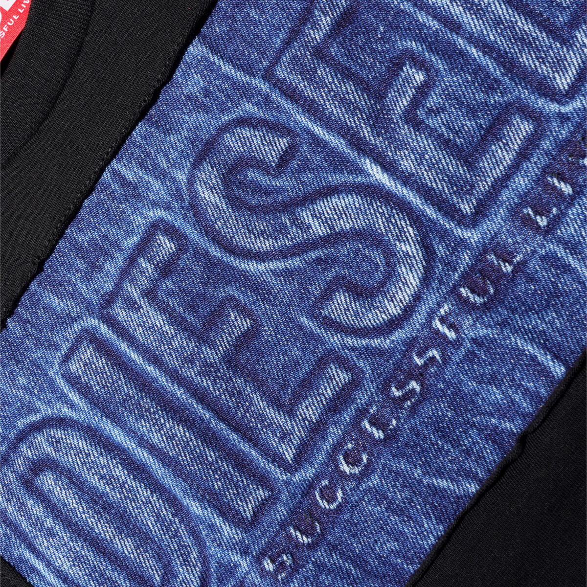 Diesel Boys Black Twanny Over T-Shirt With Logo