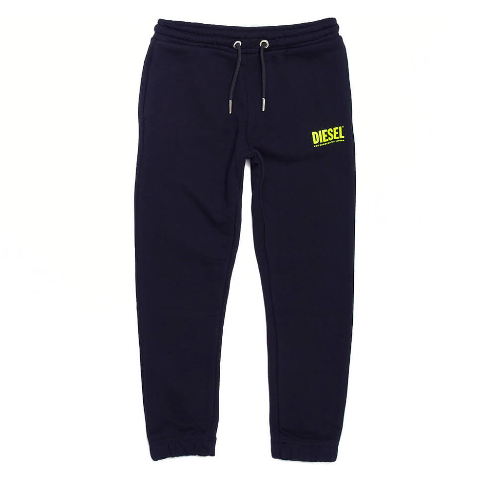 Diesel Unisex Black & Yellow Hoodie And Jogger Combo Set
