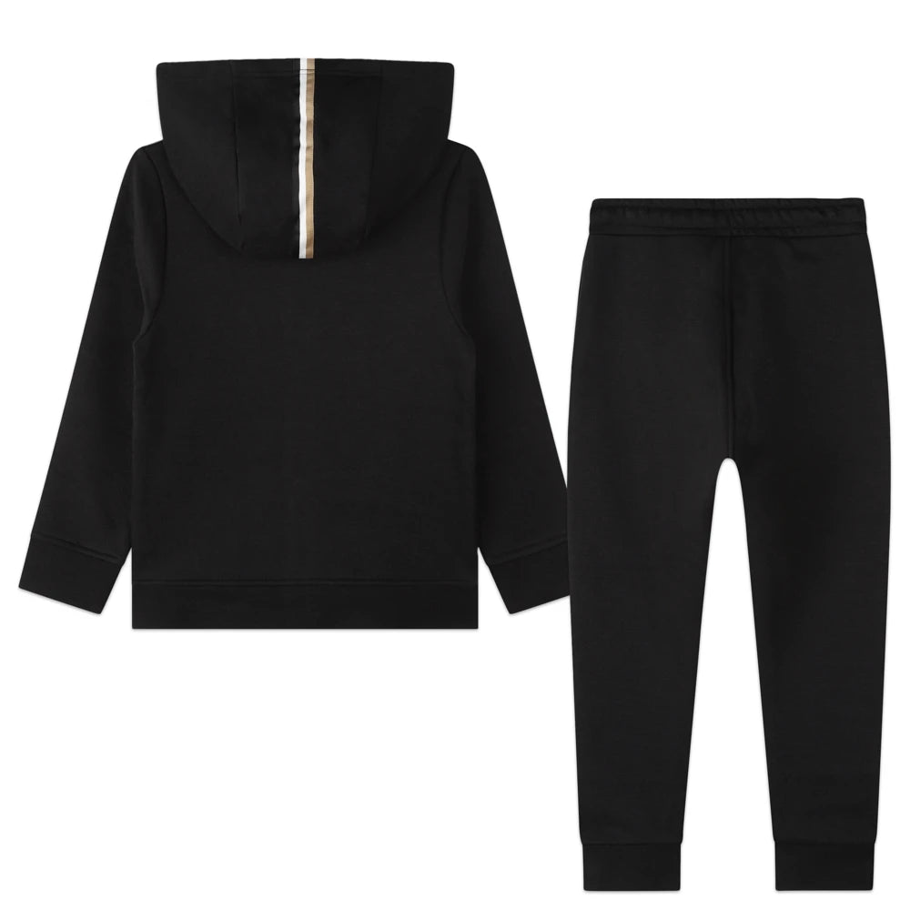 Boss Kidswear Boys Black Hoodie & Jogger Set