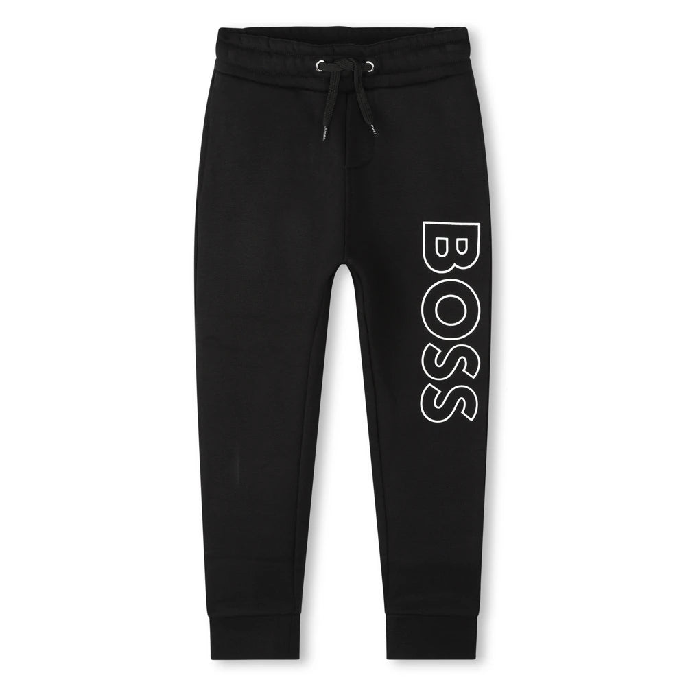 Boss Kidswear Boys Black Hoodie & Jogger Set