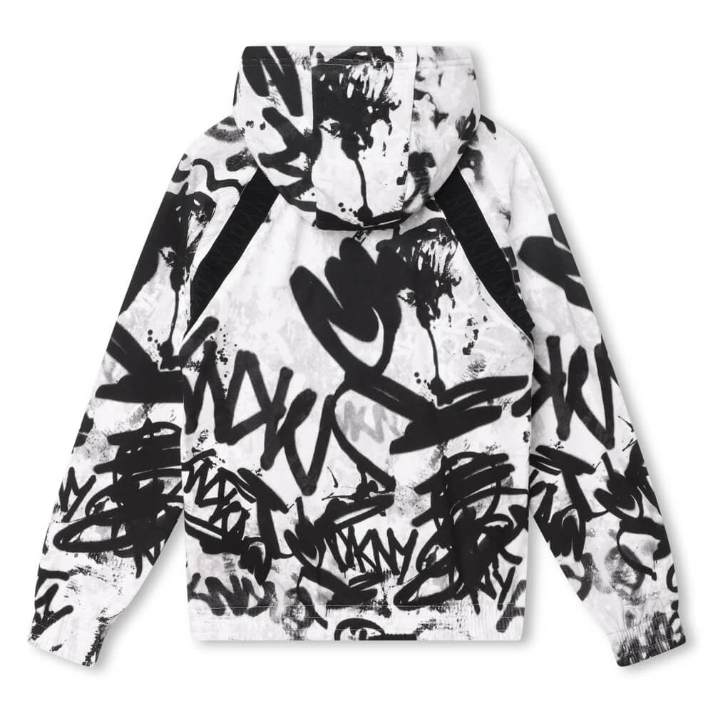 DKNY Kids, Boys Hooded Cardigan, White