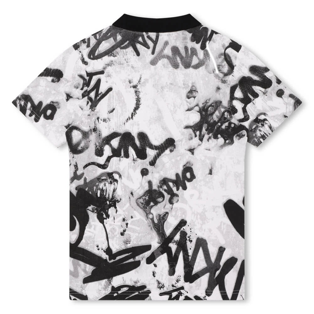 DKNY Kids, Boys Short Sleeve Polo, White