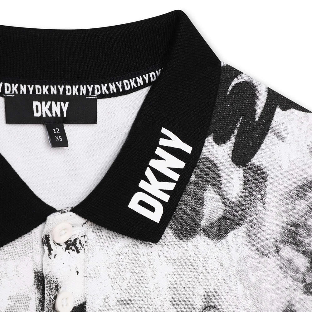 DKNY Kids, Boys Short Sleeve Polo, White