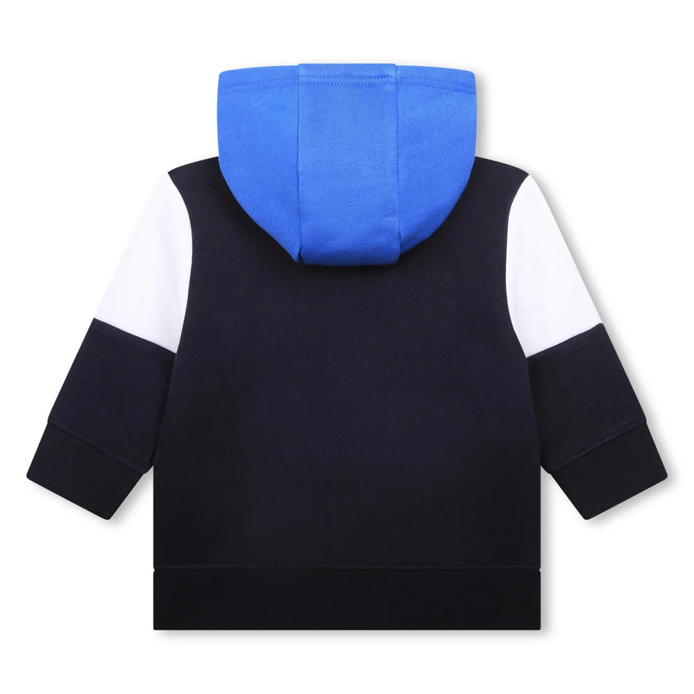 Boss Kidswear Baby Boys Navy Hooded Cardigan