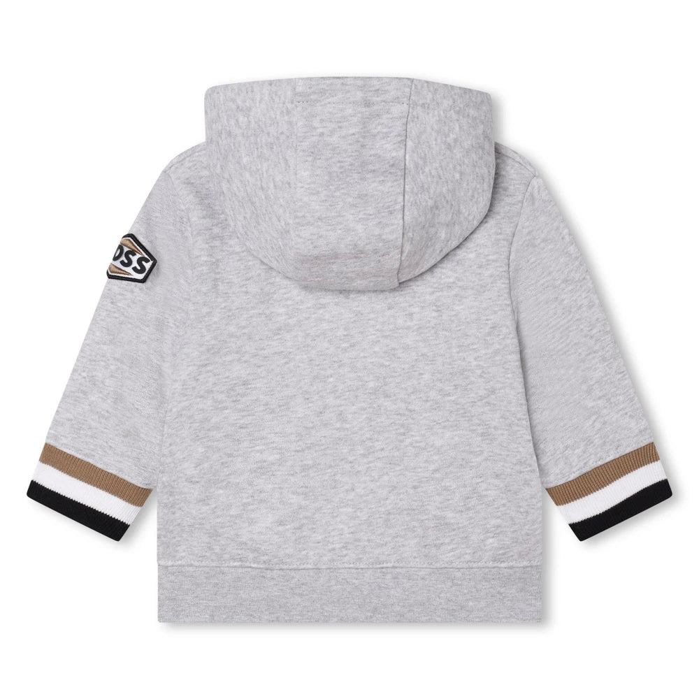 Boss Kidswear Baby Boys Chine Grey Hoodie & Jogger Set