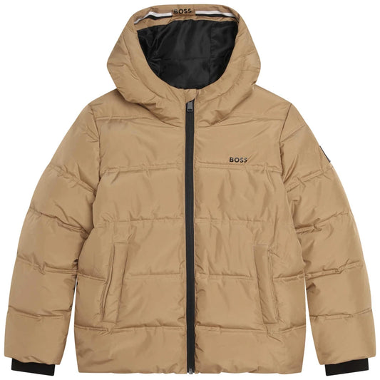 Boss Kidswear Boys Stone Puffer Jacket