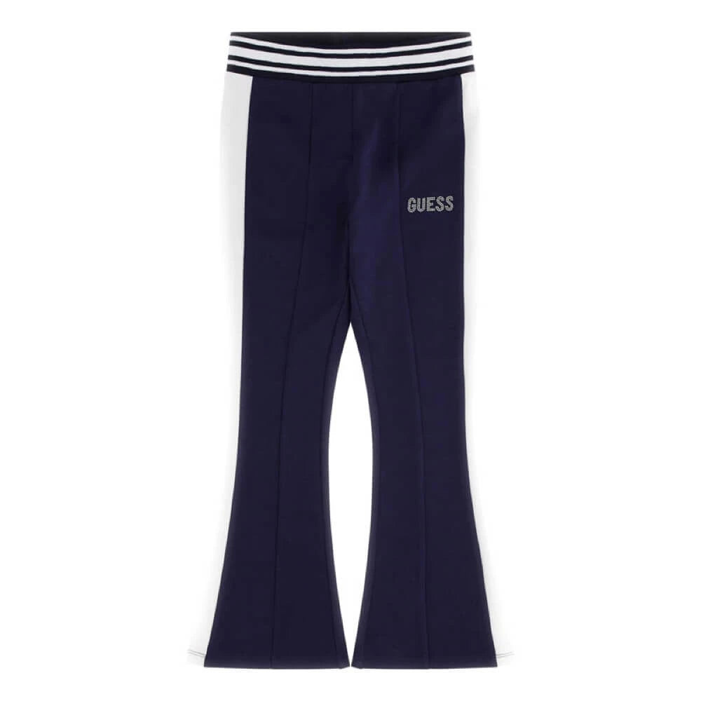 Guess Girls Navy & White Punto Milano Pants