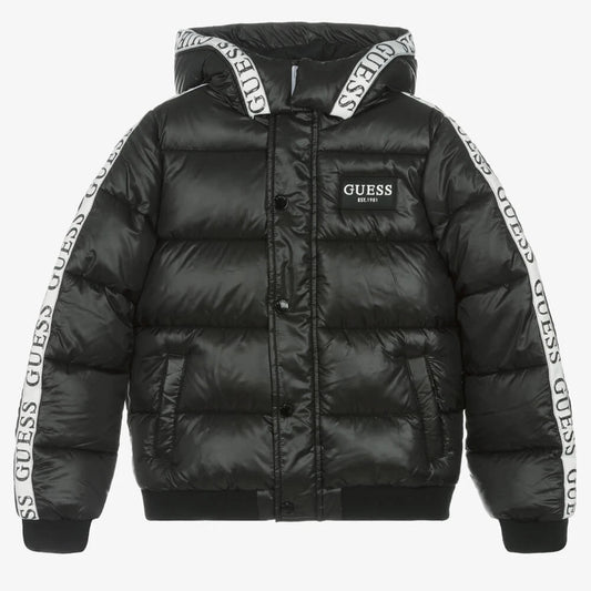 Guess Girls Black Puffer Jacket