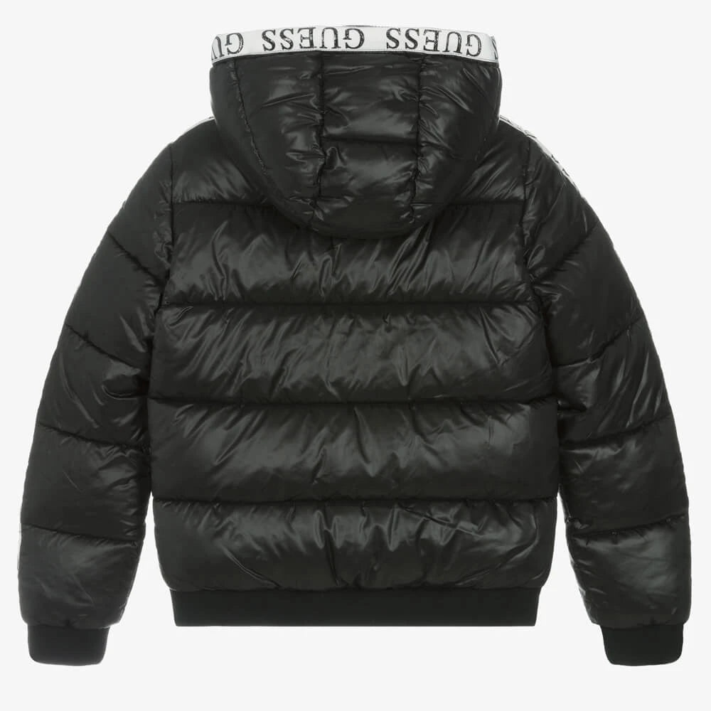 Guess Girls Black Puffer Jacket